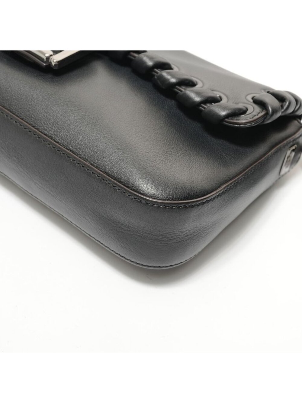 ★SOLD★ Fendi Shoulder Bag Leather Mamma Bucket - Picture 6 of 10